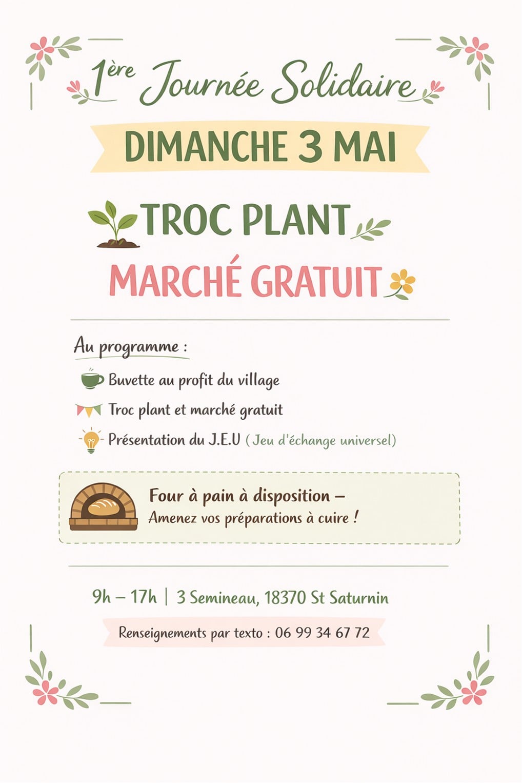 Troc plant -  Marché