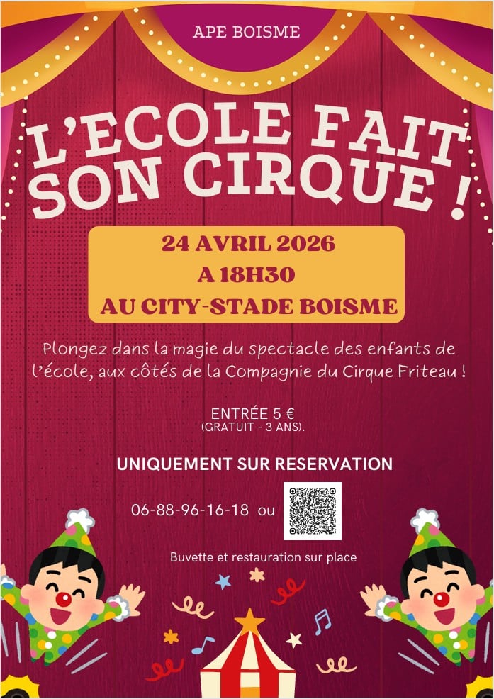 Spectacle avec les enfants et la Compagnie du cirque Friteau