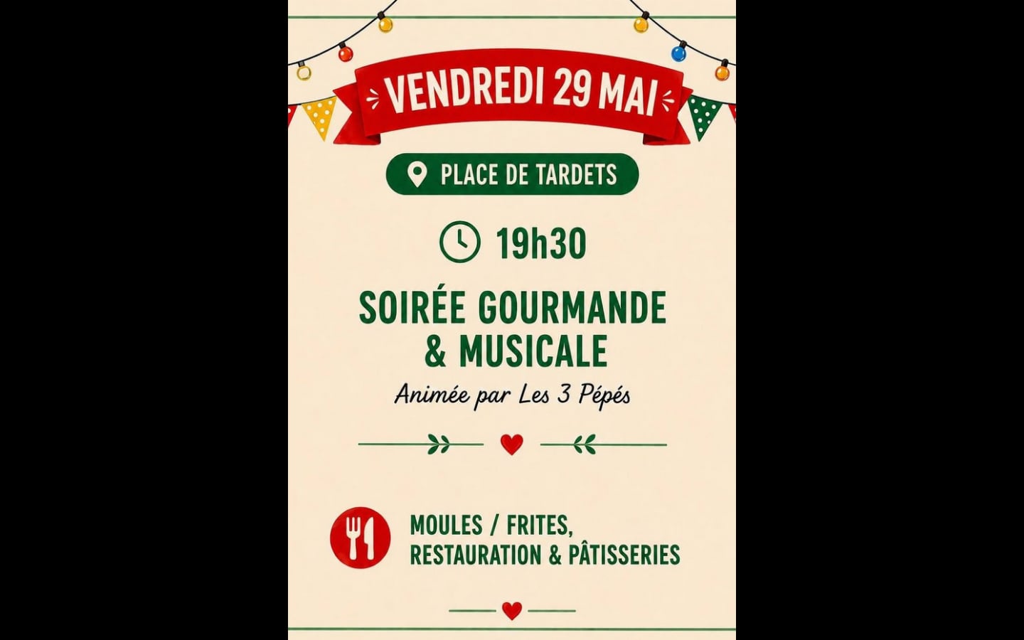 Animation commerciale : soirée gourmande et musicale