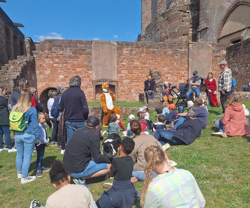 Journée printanière au château de Lichtenberg