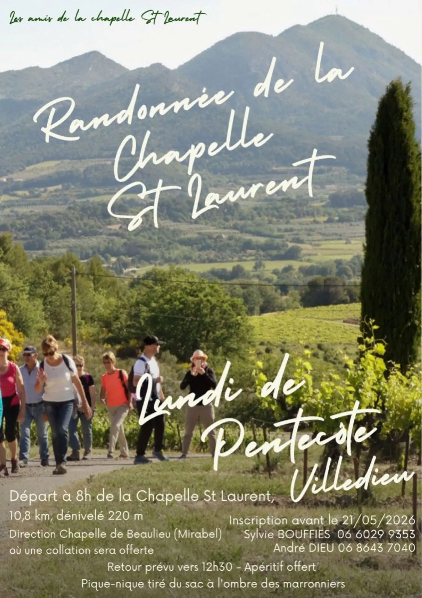 Randonnée de la Chapelle St Laurent