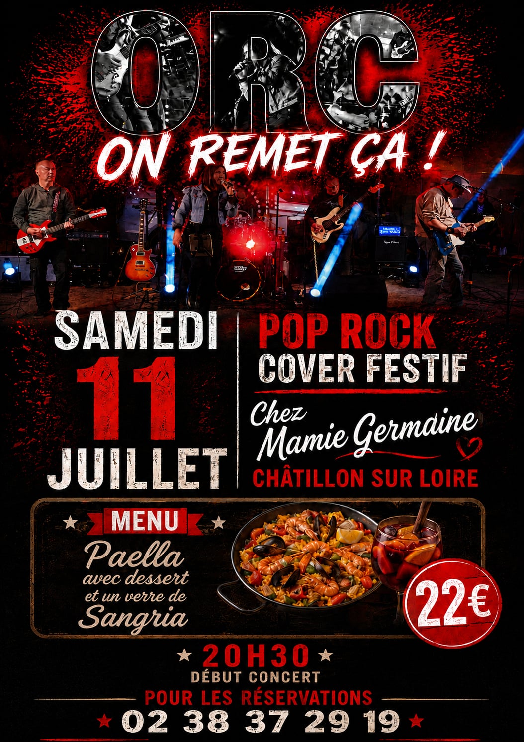Concert-repas avec le groupe "On remet ça !"