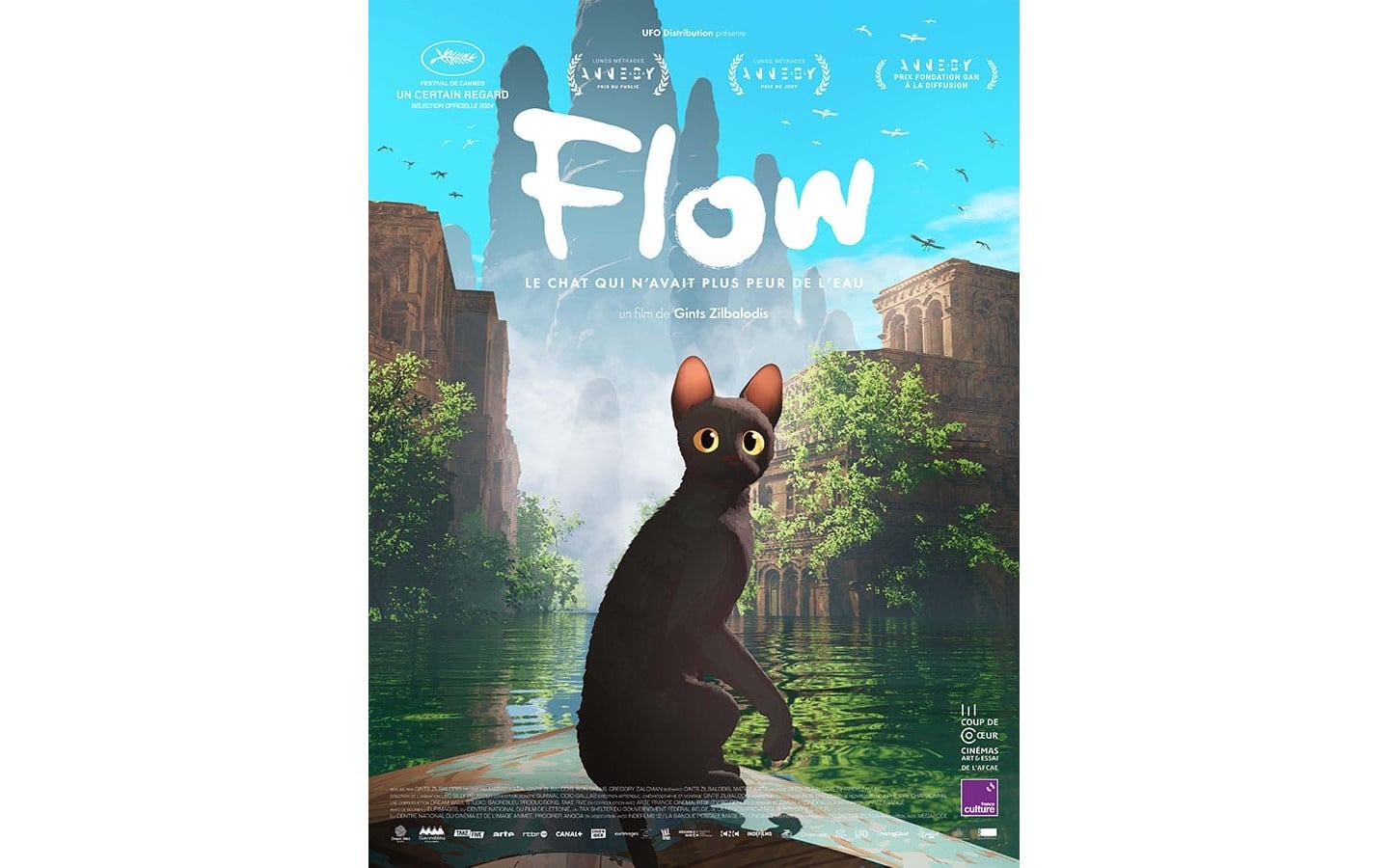 Flow, le chat qui n'avait plus peur de l'eau
