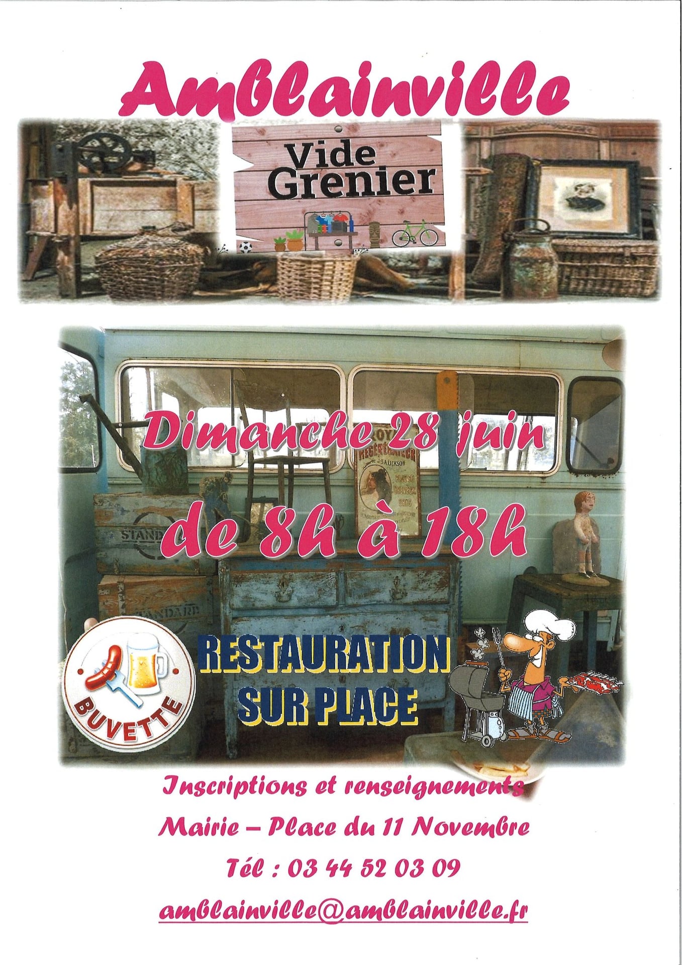 Vide Grenier à Amblainville