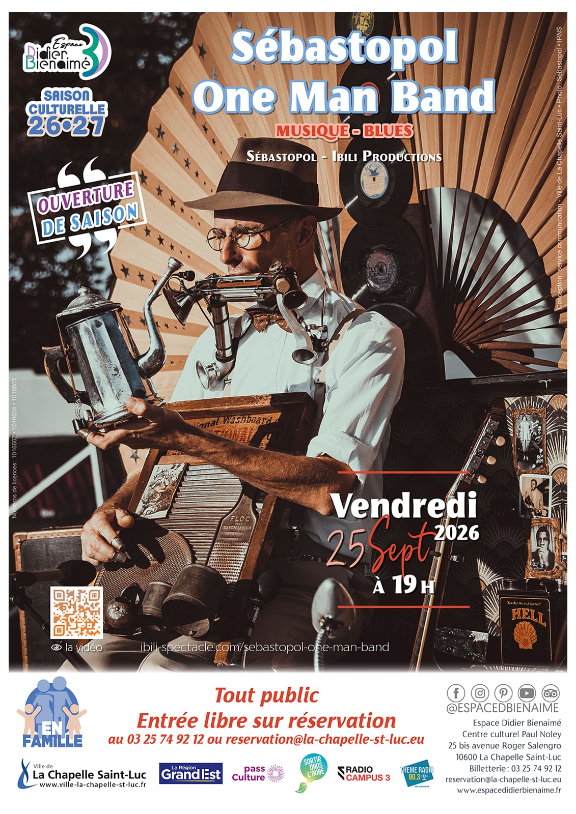 Sébastopol One Man Band – Ouverture de saison
