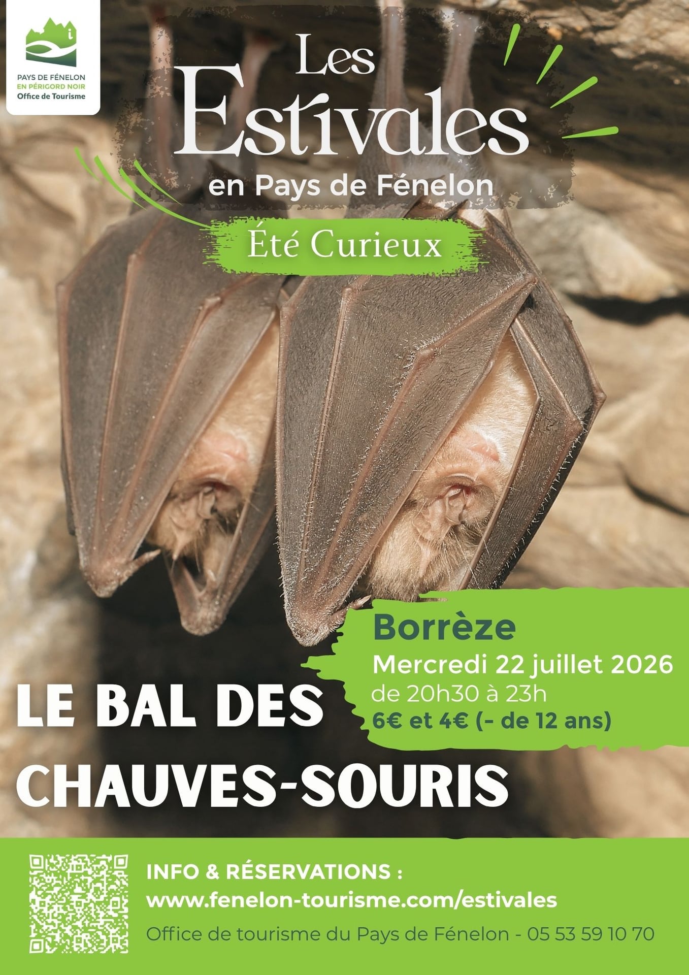 ETE CURIEUX : Bal des Chauves-souris à Borrèze
