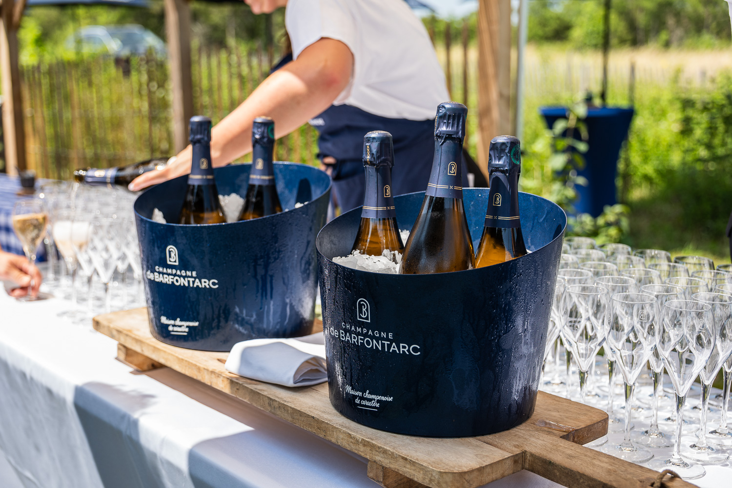 Soirée bleue au coeur du vignoble