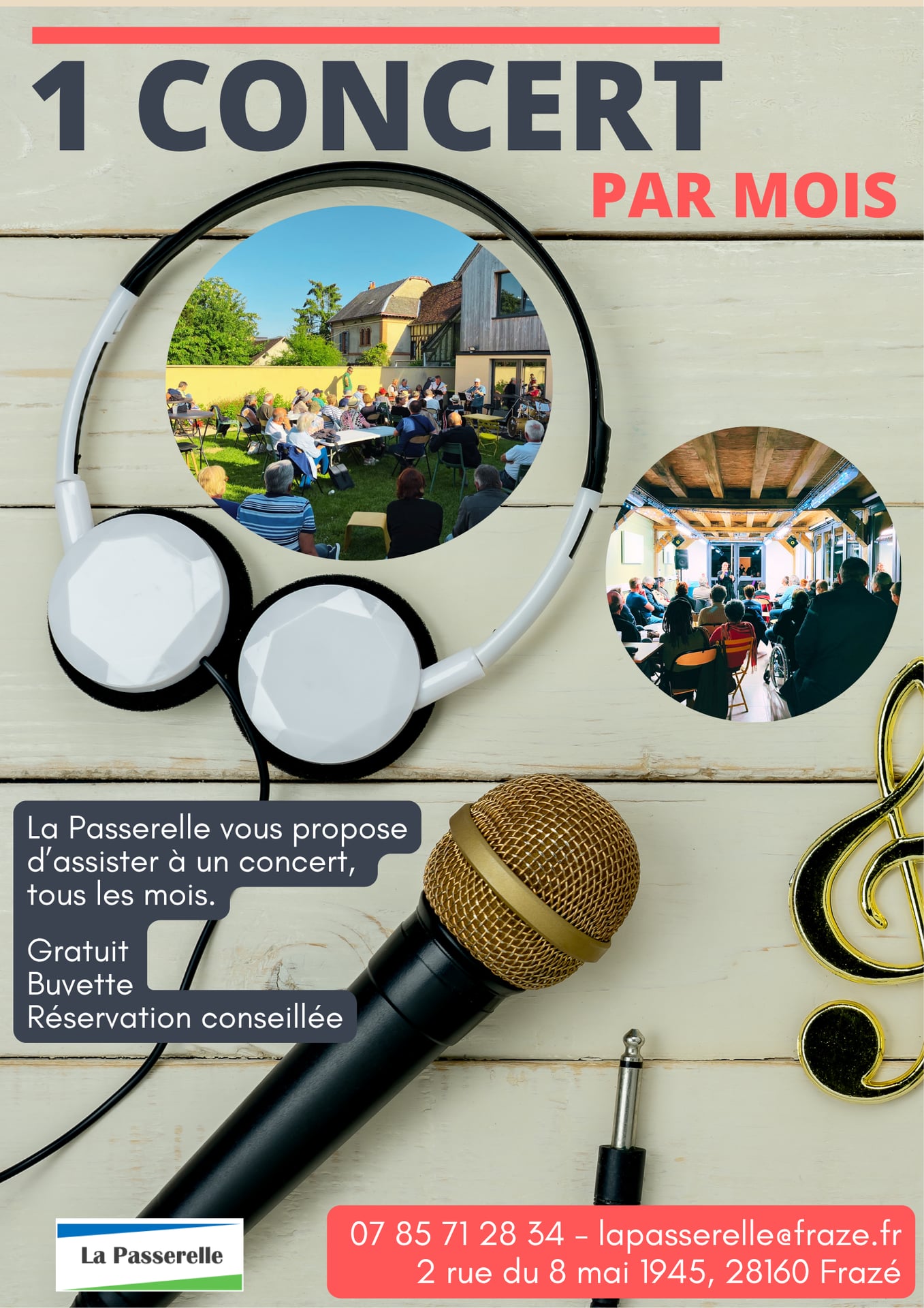 1 CONCERT PAR MOIS