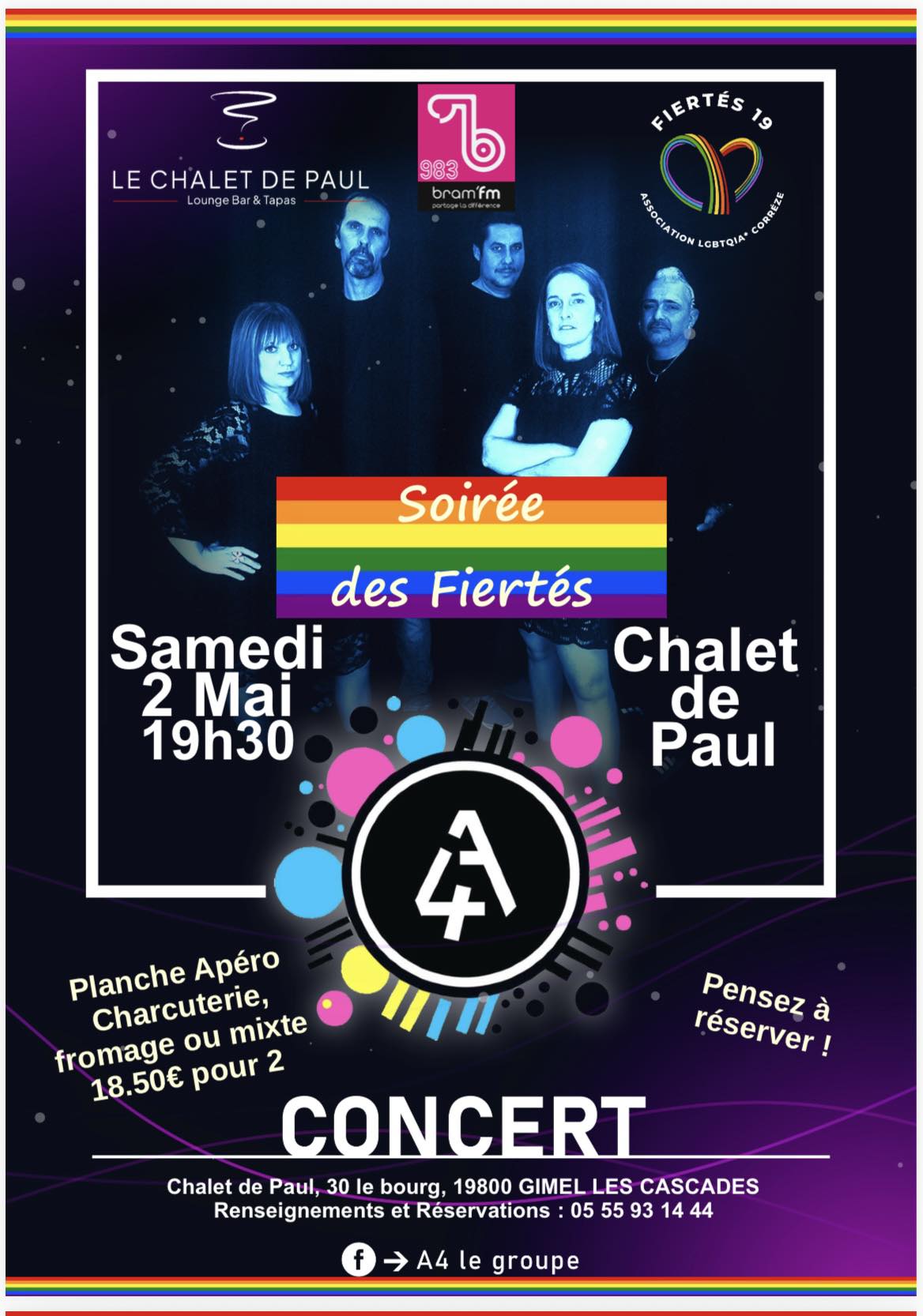 Chalet de Paul : Soirée des Fiertés