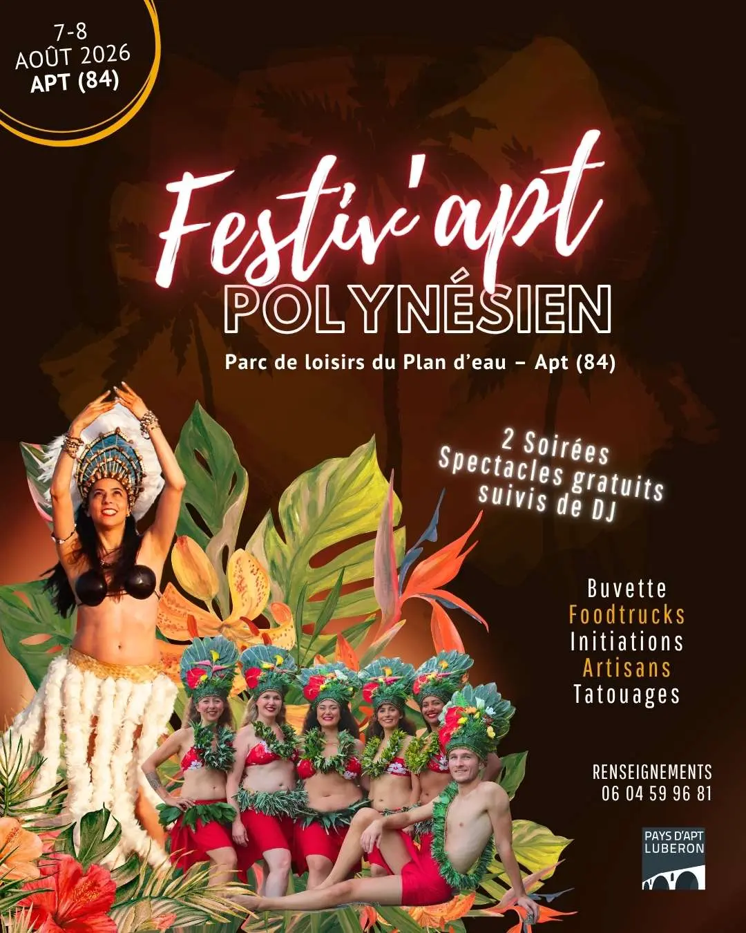 Festiv'Apt Polynésien 2ème édition au Plan d'Eau d'Apt
