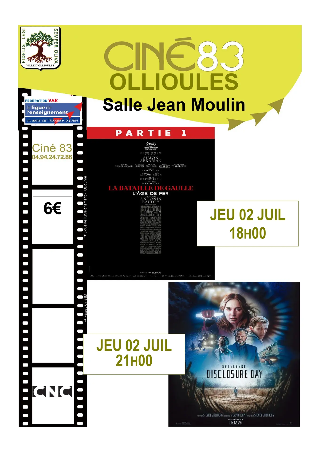 Ciné 83 : projection du film "Disclosure Day"