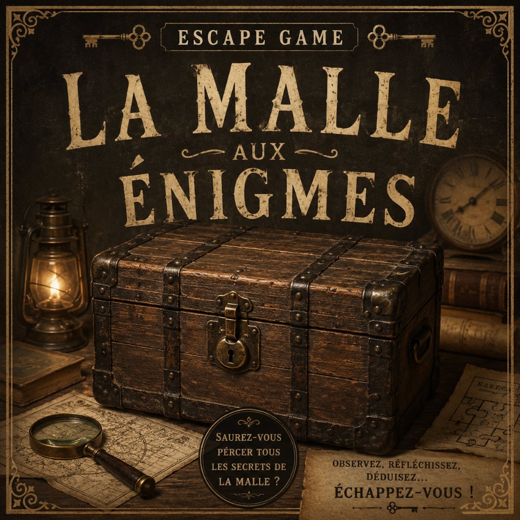 Escape Game / Le salon du polar / Malle aux énigmes