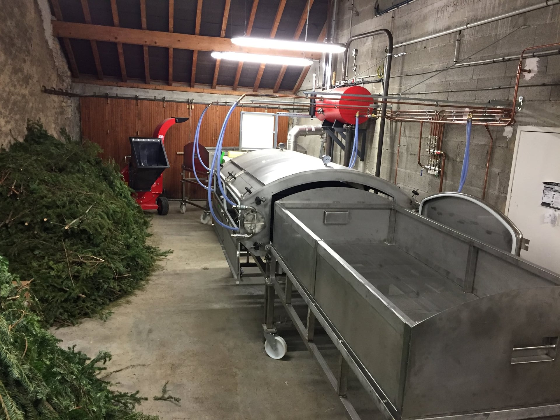 Visite commentée de la distillerie d'huiles essentielles Aromacomtois