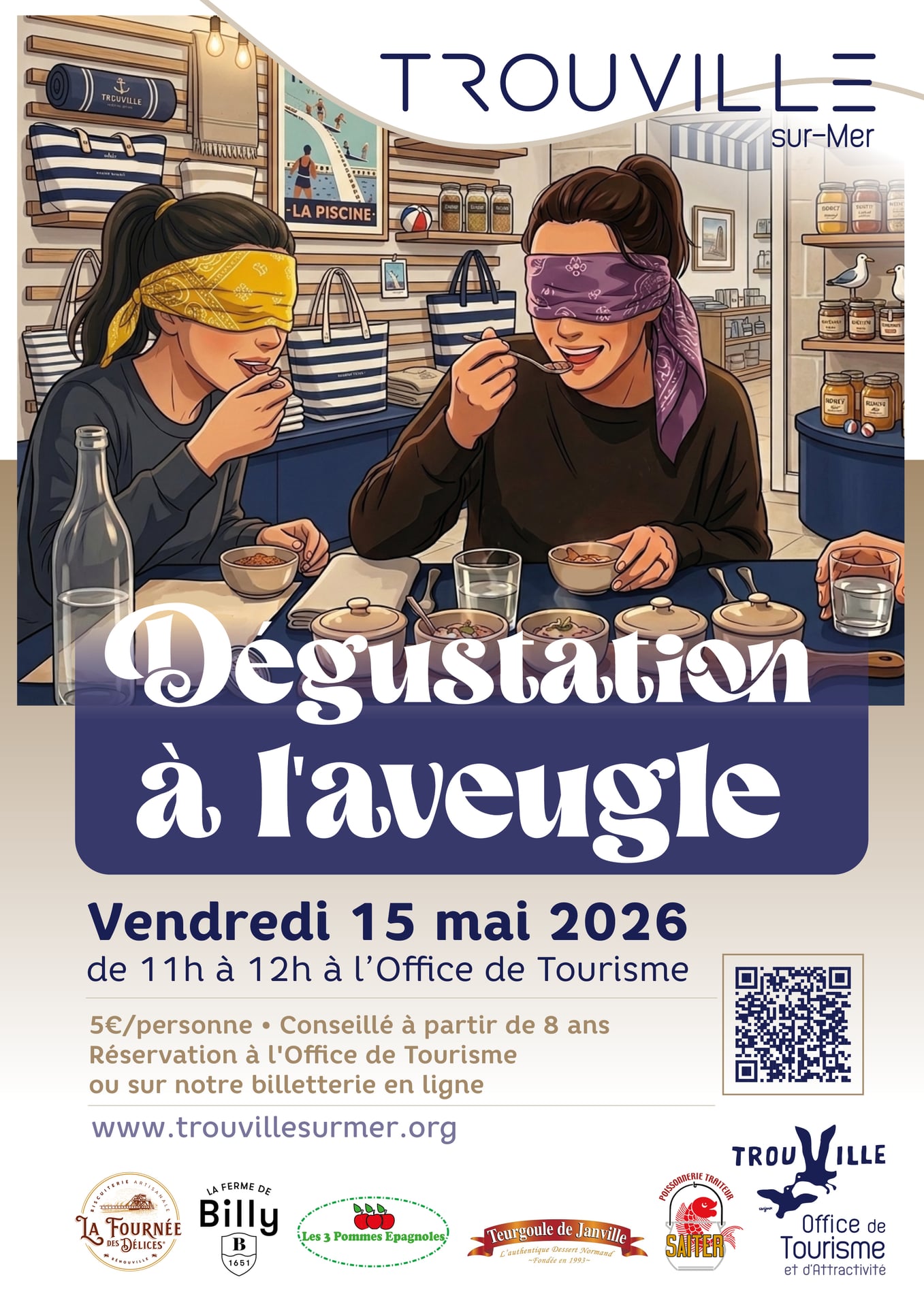 Dégustation à l'aveugle par l'Office de Tourisme