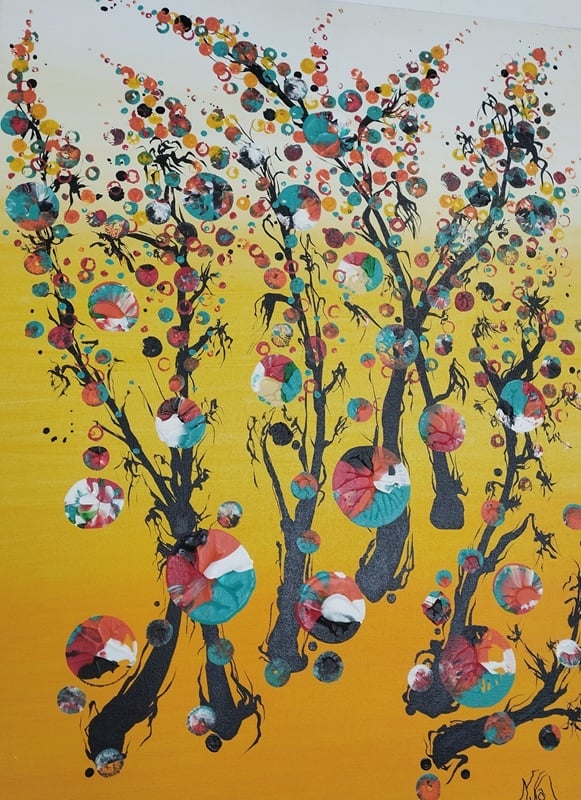 Exposition de Nikôl à l'office de tourisme de Saint Cyprien