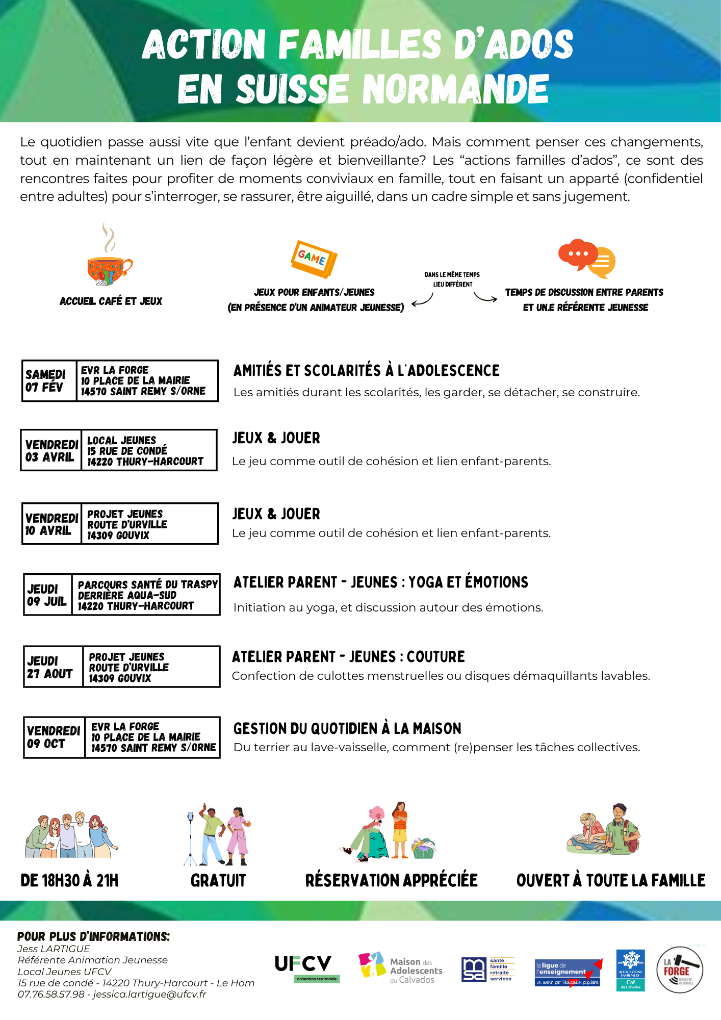 Atelier Parent - Jeunes : Couture