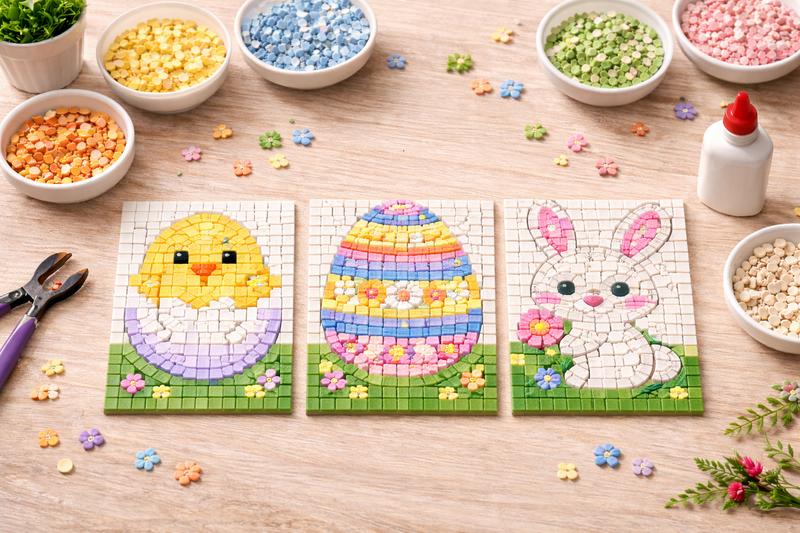 Atelier : fabrique ta mosaïque de Pâques