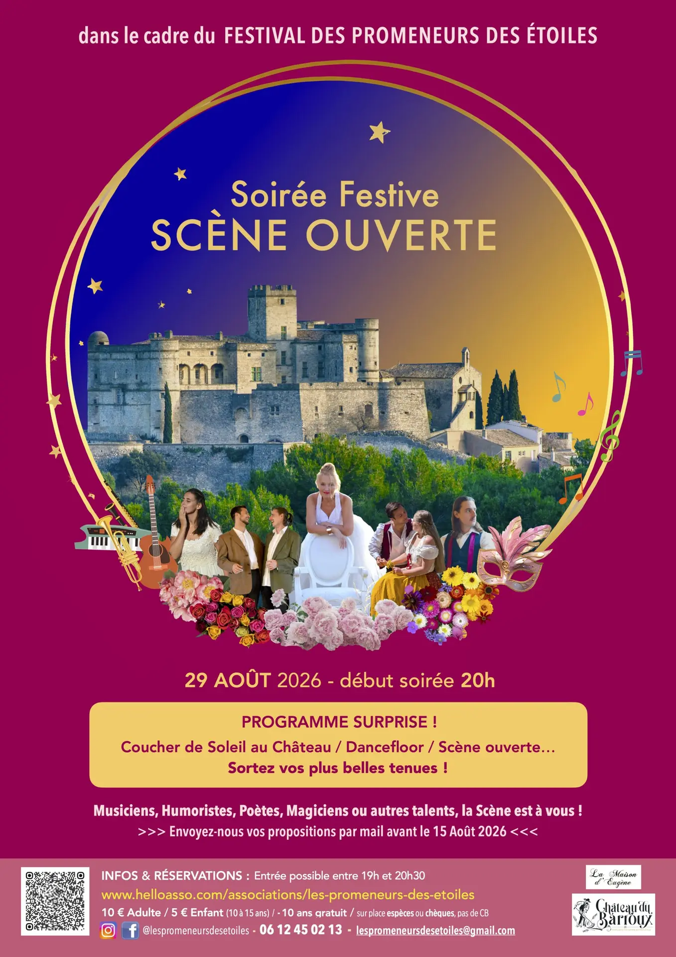 Festival Les Promeneurs des étoiles – Scène ouverte