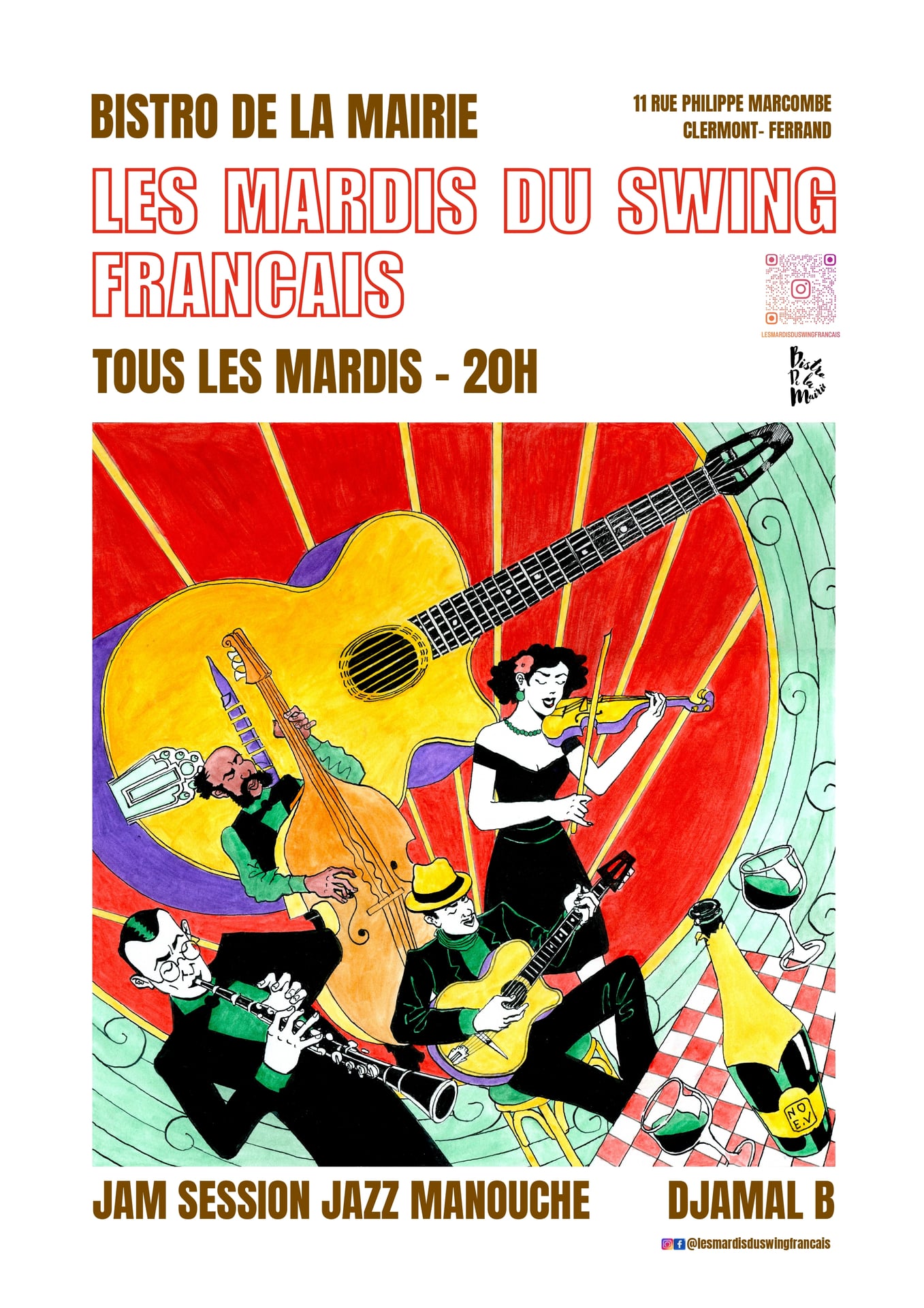 Les Mardis du Swing Français | Bistro de la Mairie