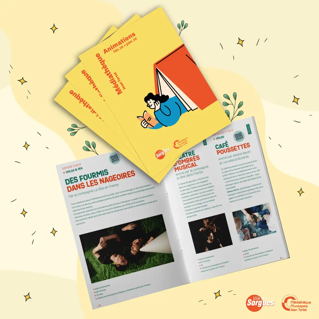 Découvrez le programme de la médiathèque !