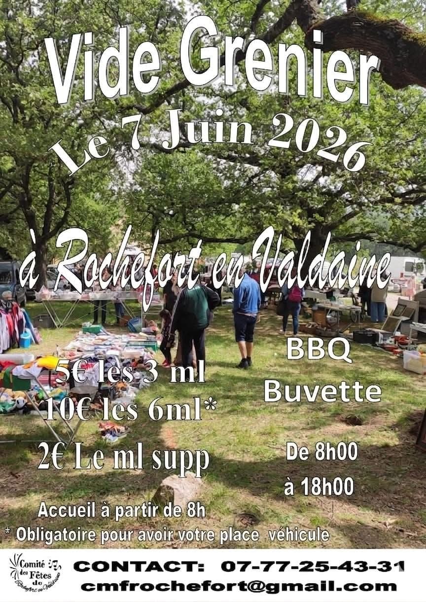 Vide Grenier à Rochefort-en-Valdaine