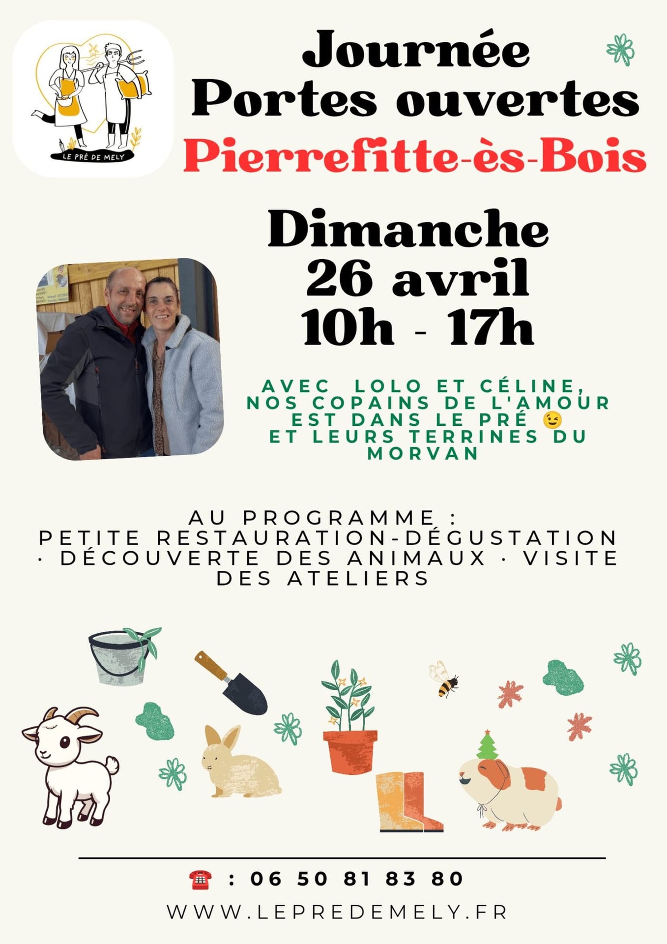 Journée portes ouvertes à la Ferme Le Pré de Mély