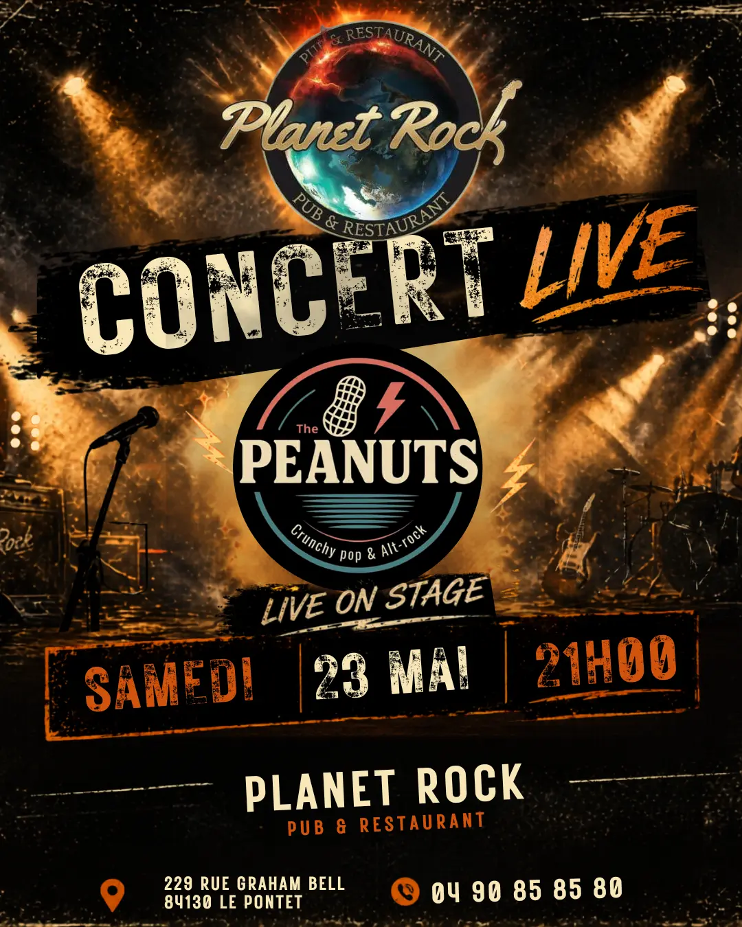 Concert Live The Peanuts