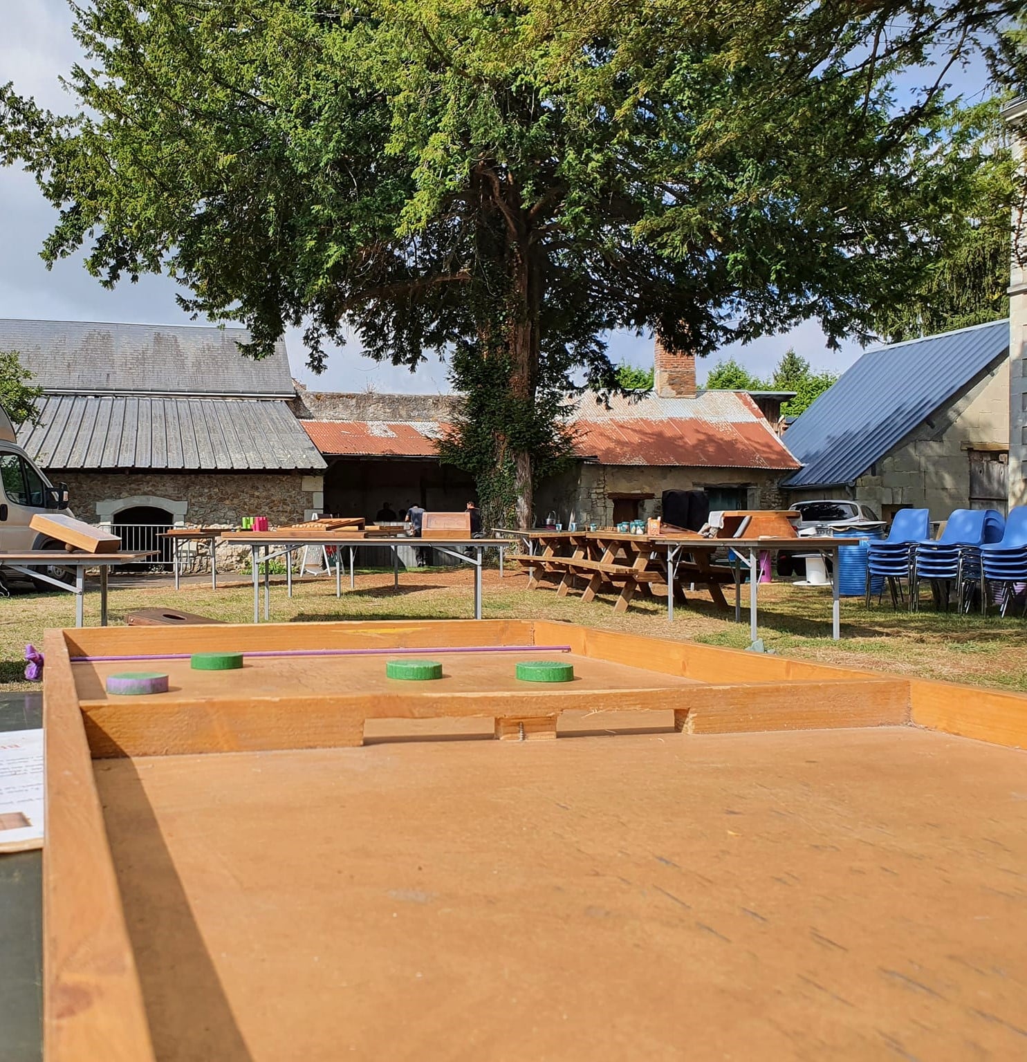 Après midi Jeux géants en bois, lectures et détente