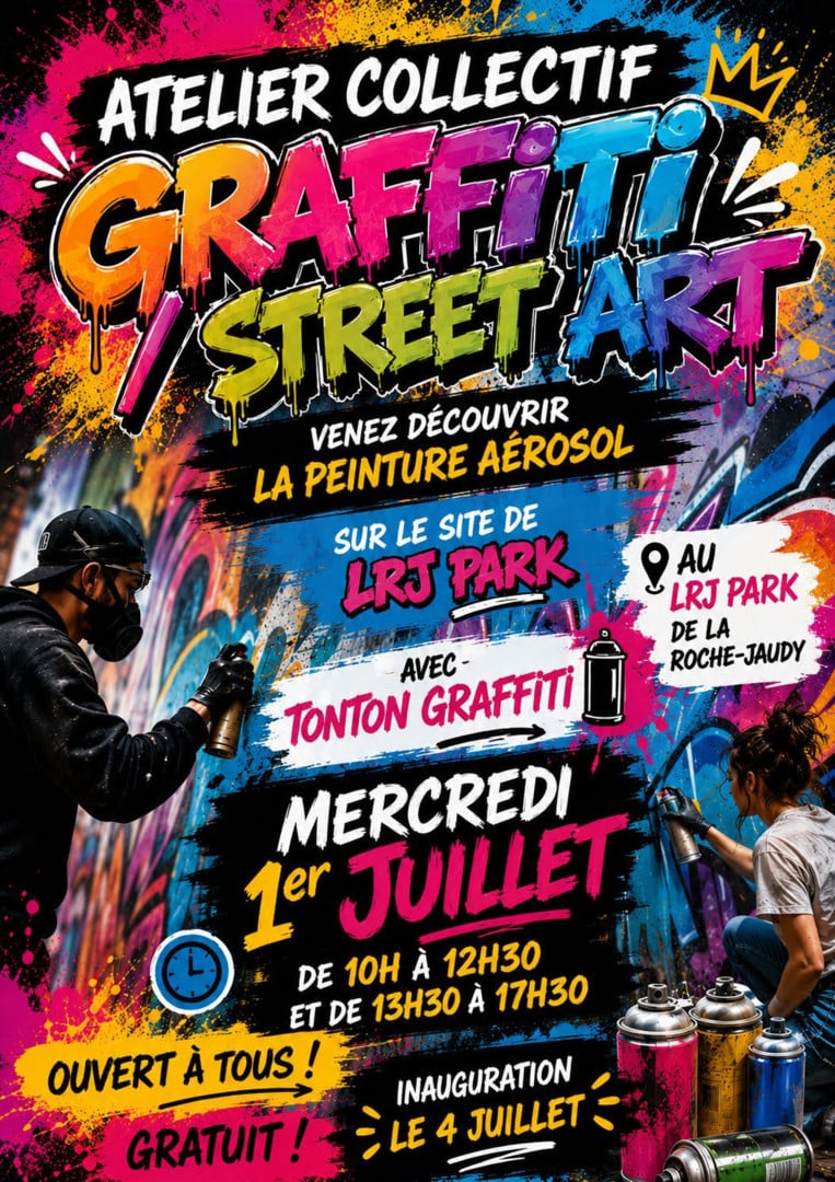 Atelier graffiti et street art
