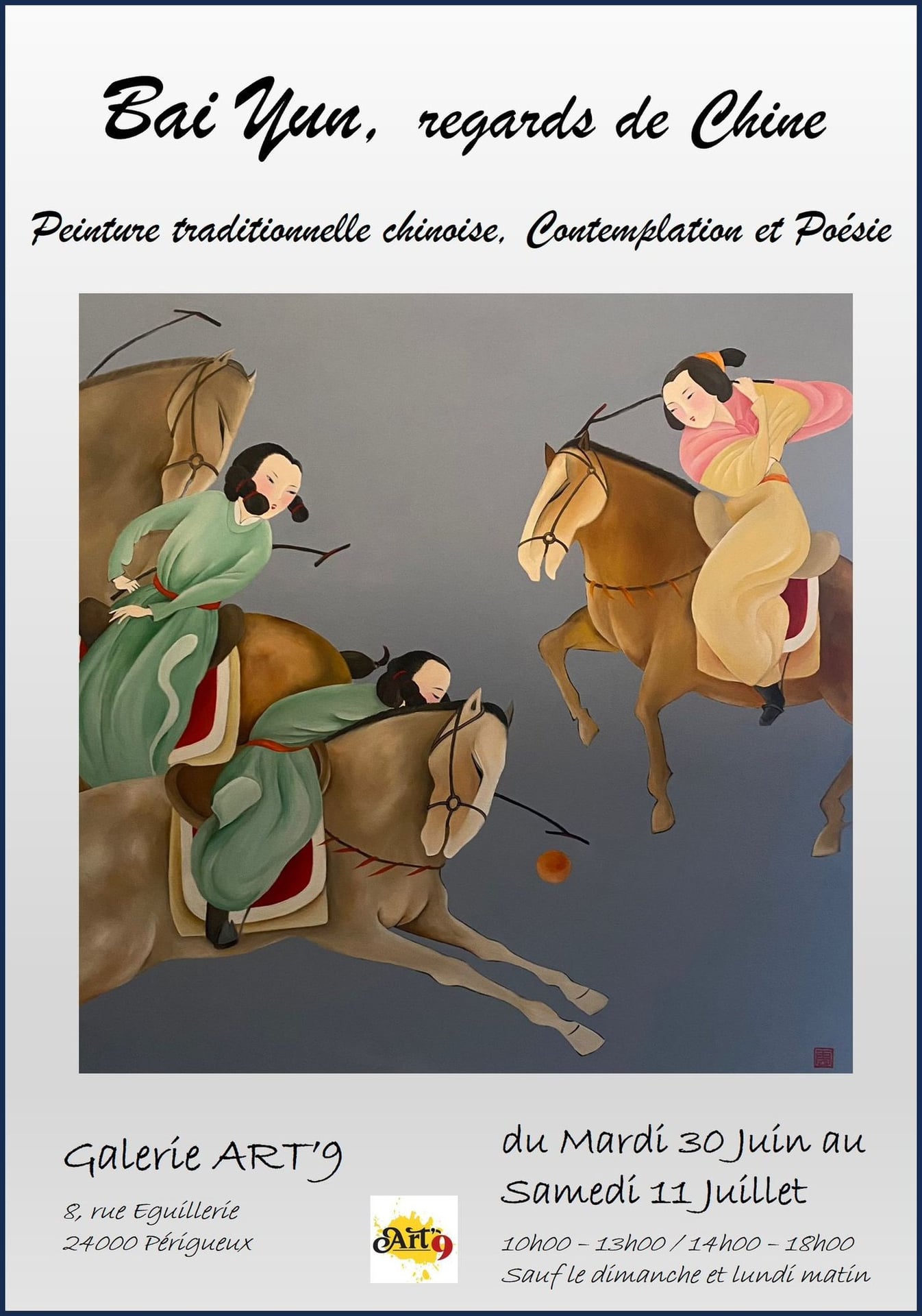 Exposition : "Bai Yun, regards de Chine" - ART9