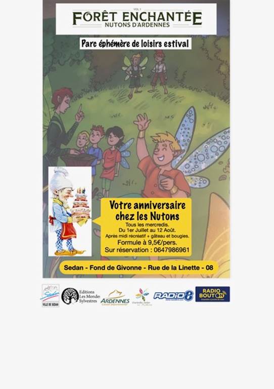 Votre anniversaire chez les Nutons
