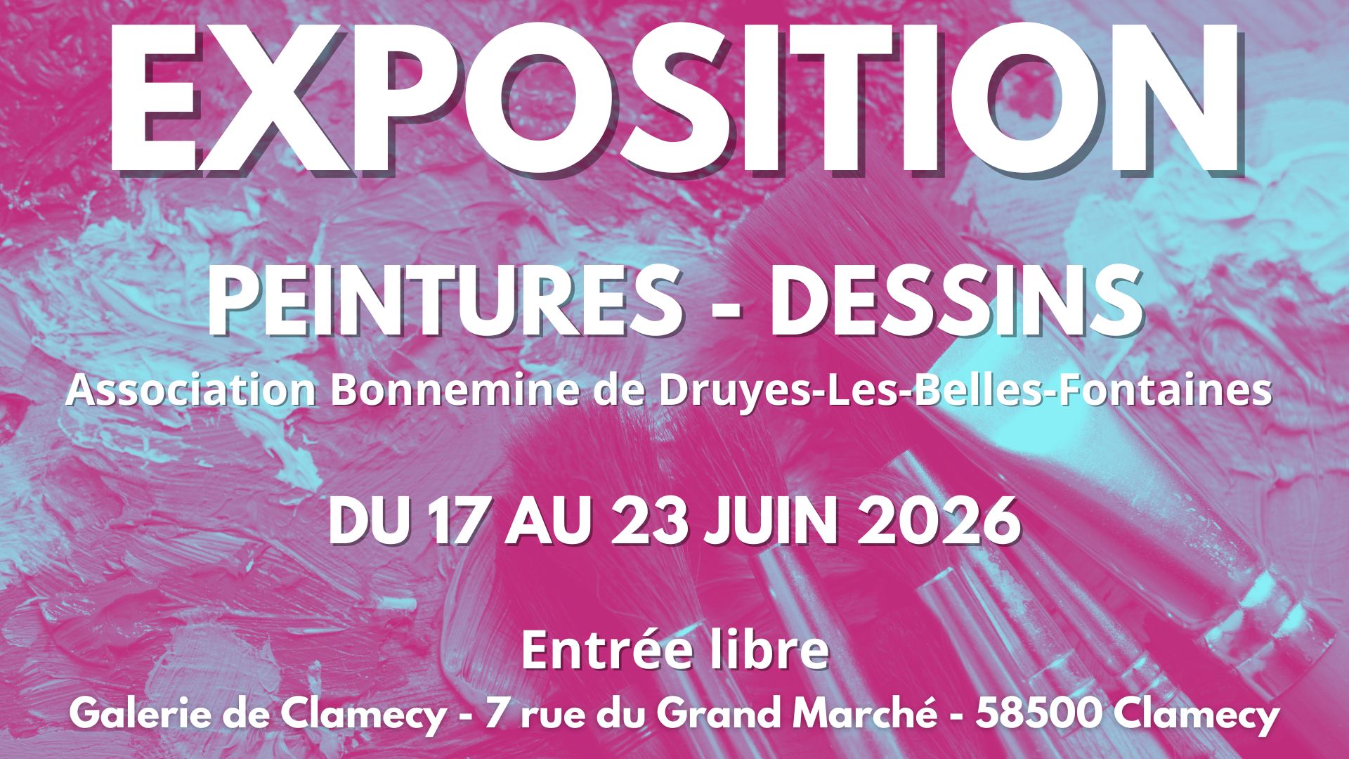 "Fenêtre" - Exposition Peinture et Dessin de l'association Bonnemine