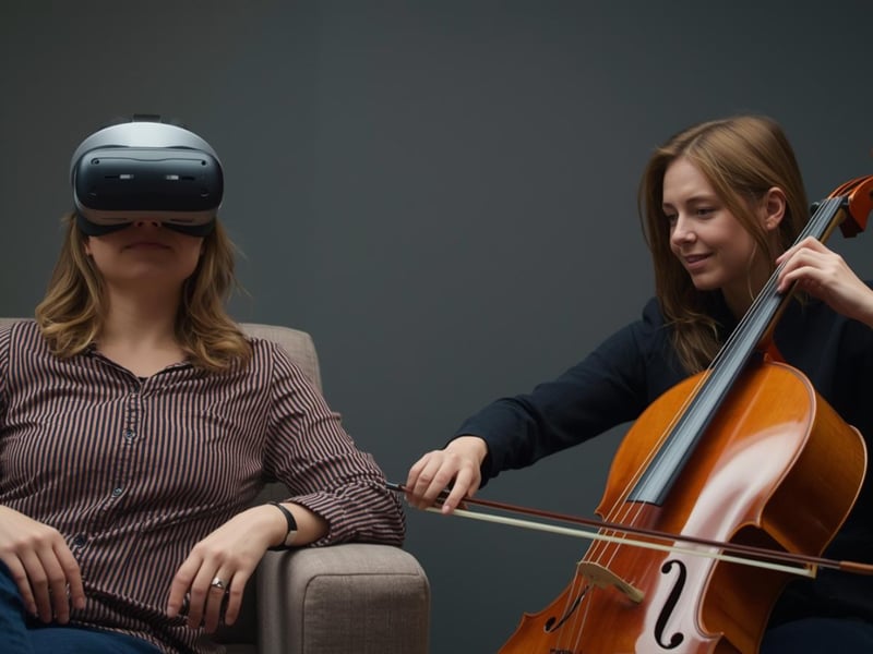 Âme de musicienne : expérience en réalité virtuelle