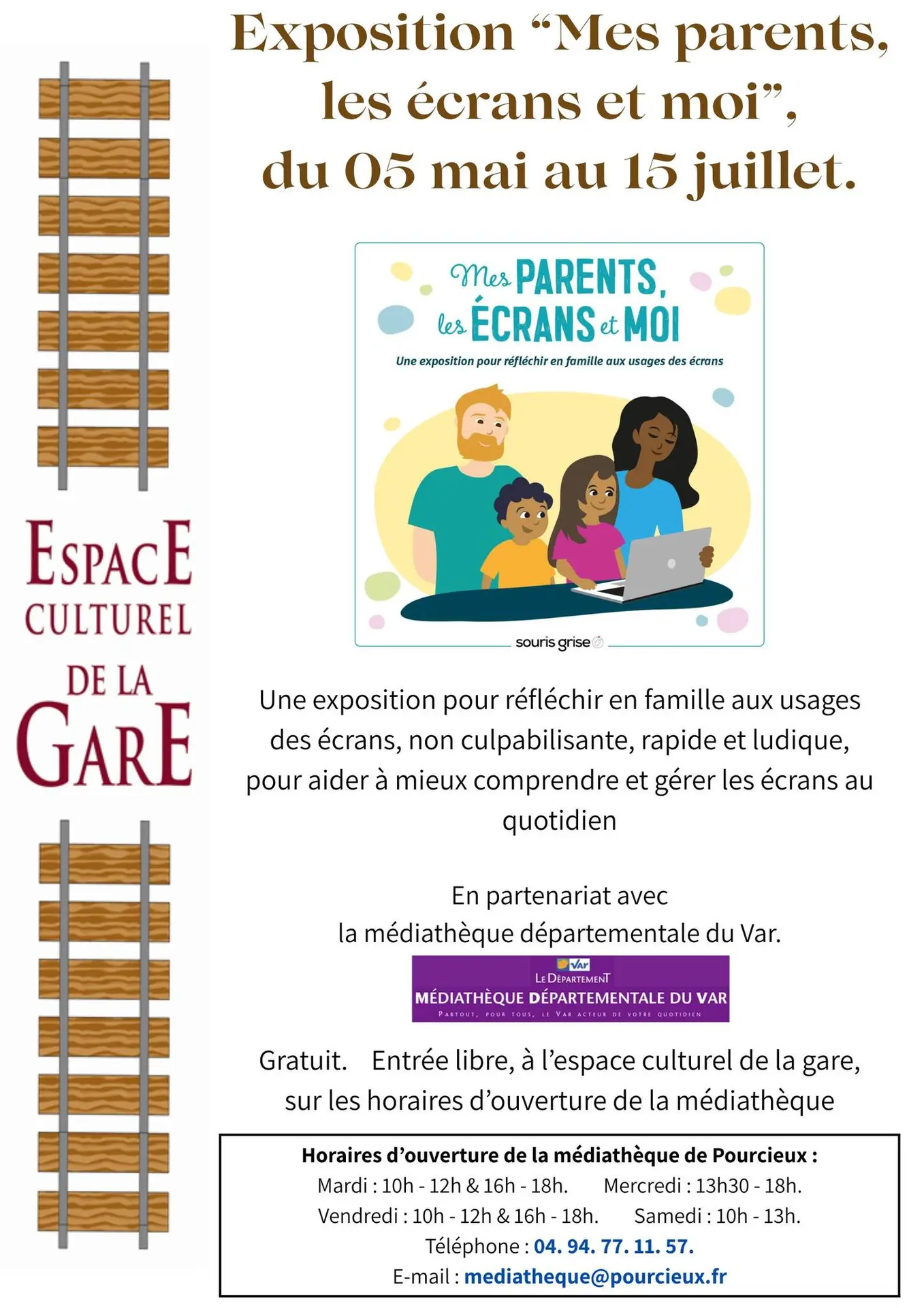 Exposition : Mes parents, les écrans et moi