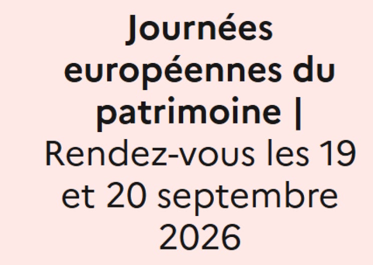 JOURNÉES EUROPÉENNES DU PATRIMOINE : LE PATRIMOINE EN JEU !
