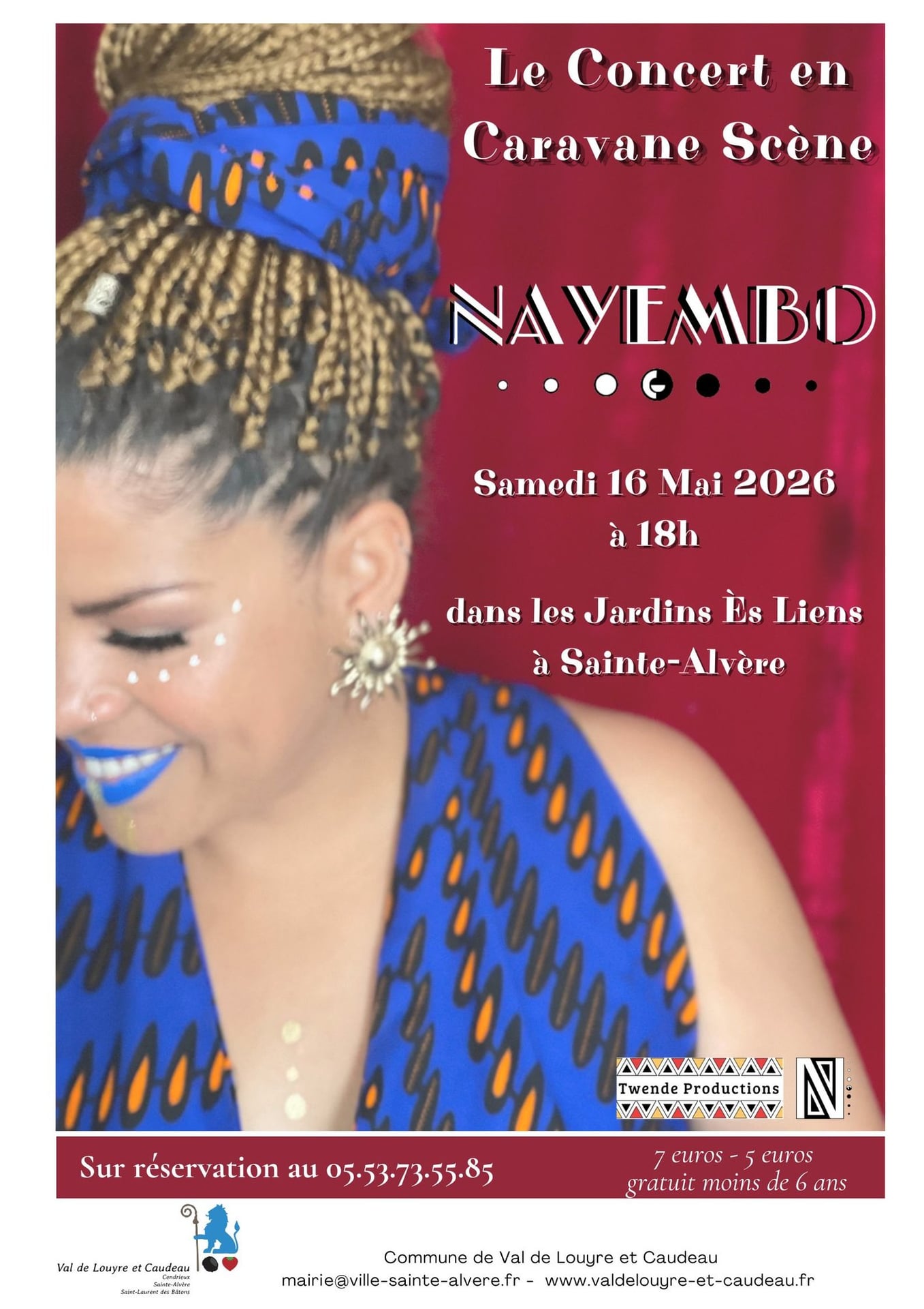 Nayembo, le concert en caravane scène