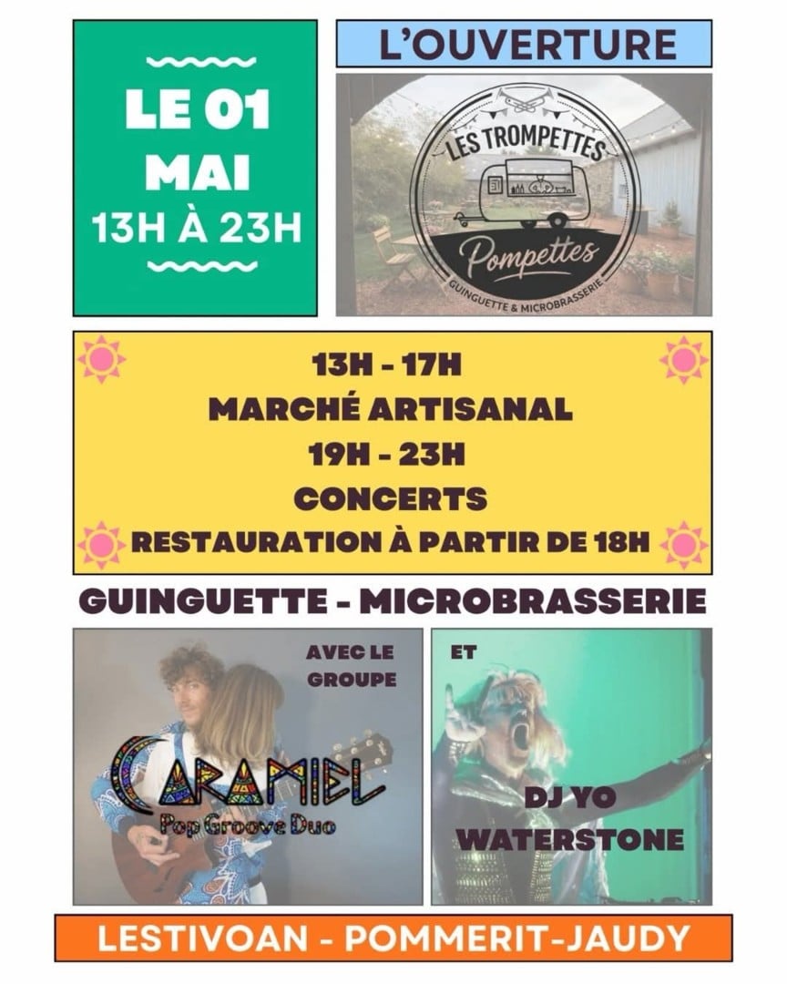 Ouverture de la guinguette Les Trompettes Pompettes !