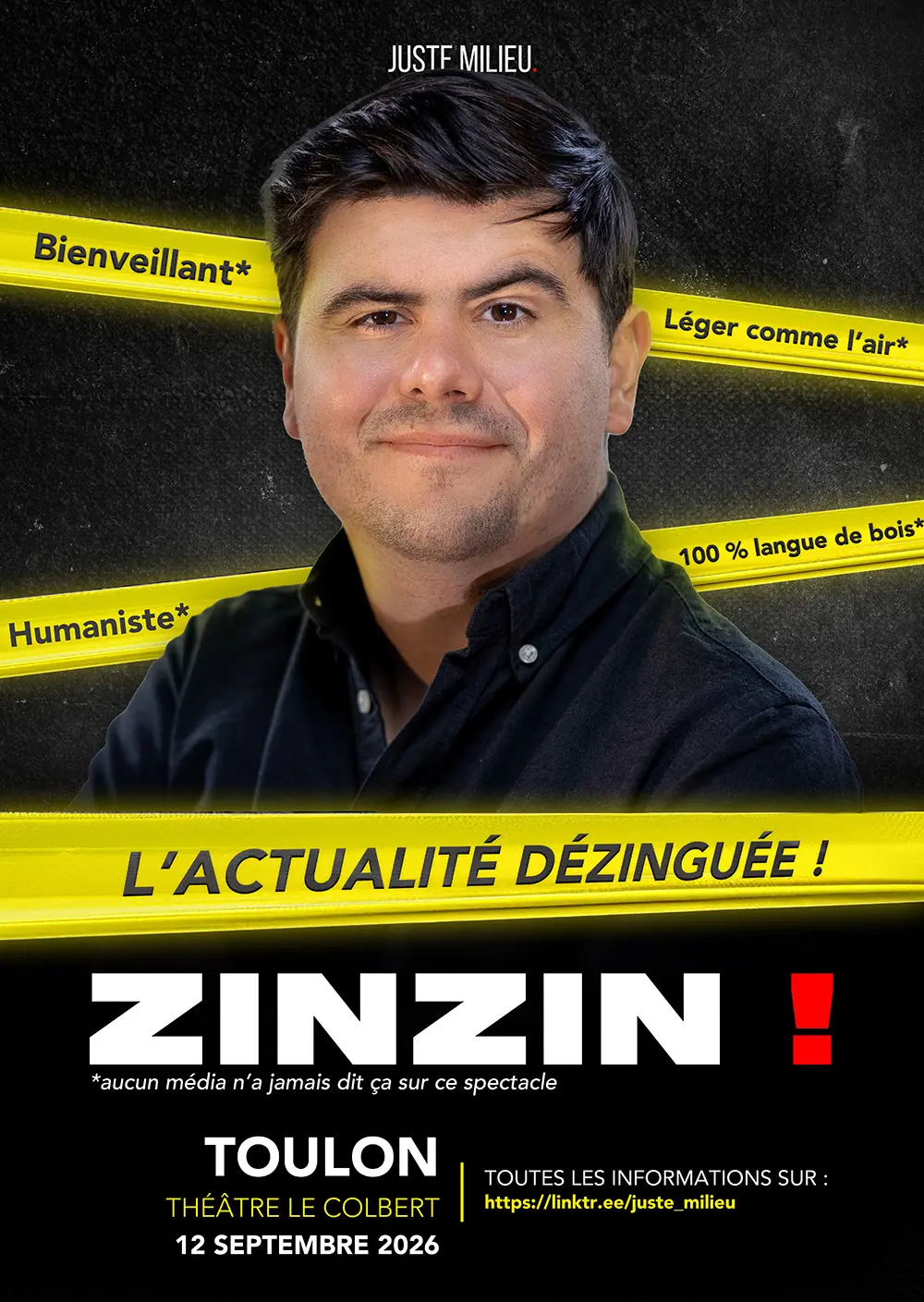 Spectacle - Rémy de la chaîne YouTube Juste Milieu "Zinzin!"