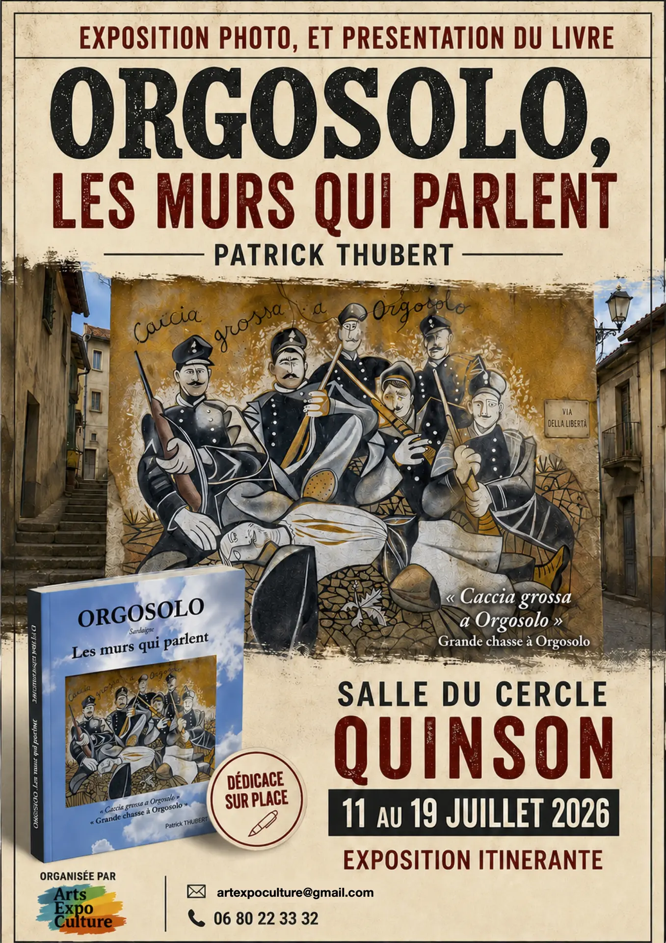 Expo photos et présentation du livre "Orgosolo"