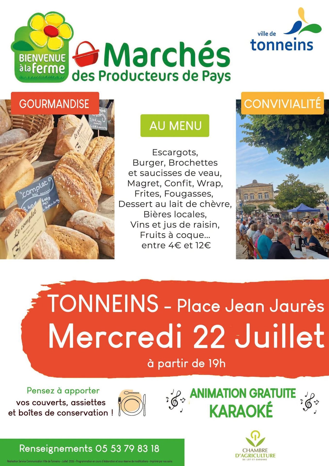 Marché des Producteurs de Pays à Tonneins