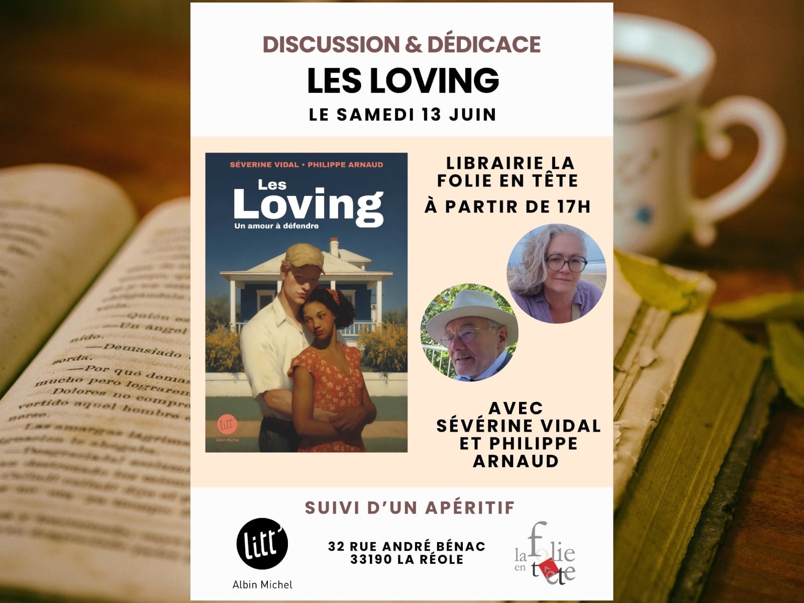 Rencontre et dédicaces : Philippe Arnaud et Séverine Vidal