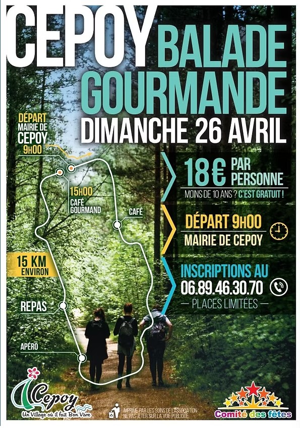 Cepoy : Balade gourmande