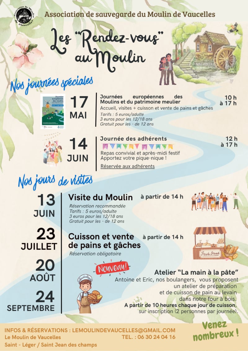 Journée européenne des Moulins et du patrimoine meulier