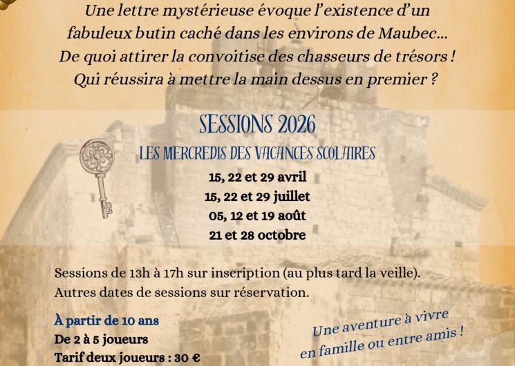 Escape game : Le trésor disparu de Maubec