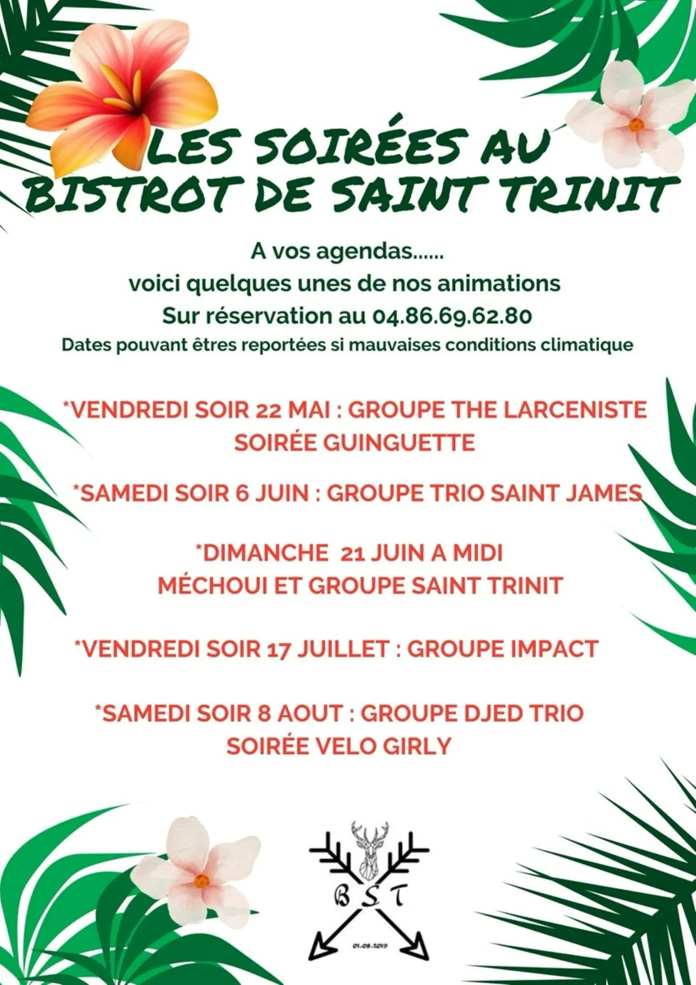 Méchoui et concert au Bistrot de Saint Trinit