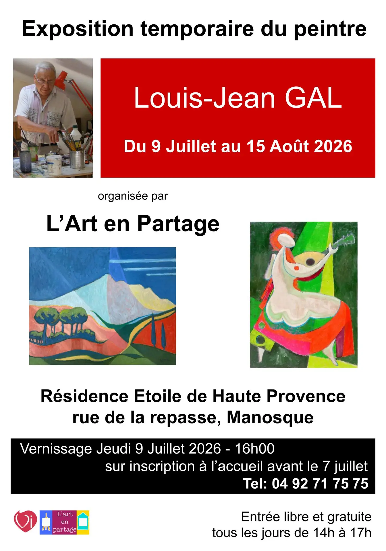 Exposition Louis Jean Gal