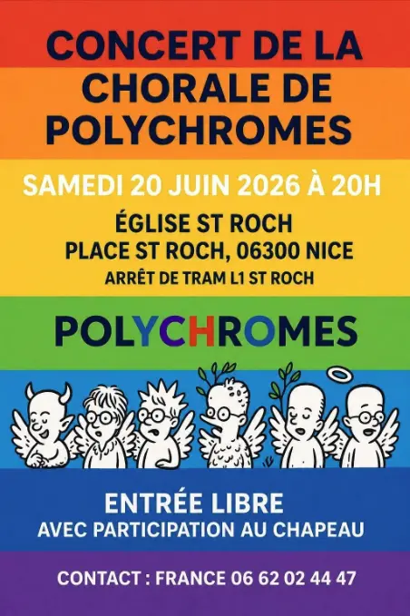 Concert de la chorale de Polychromes