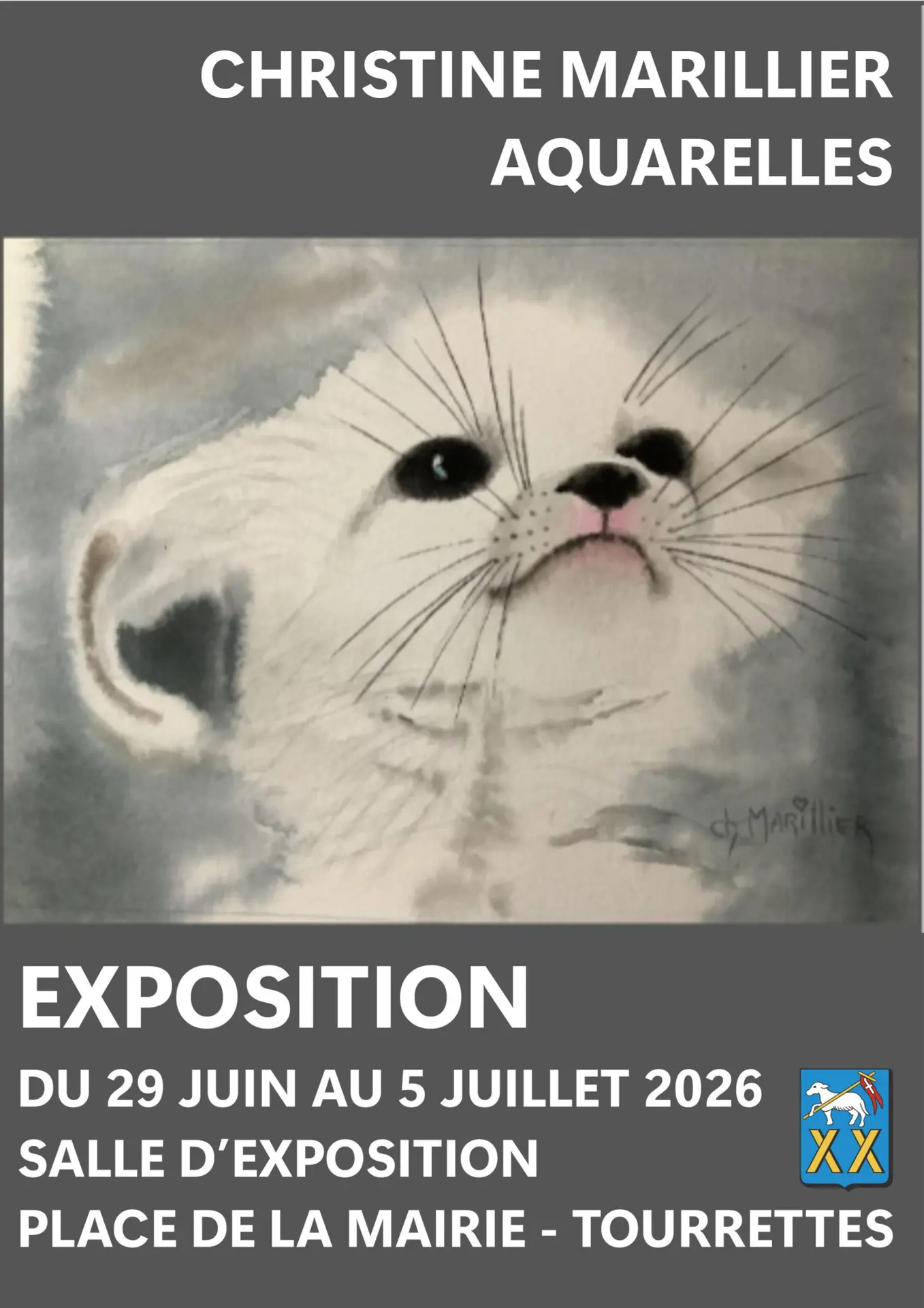 Exposition des aquarelles de Christine Marillier