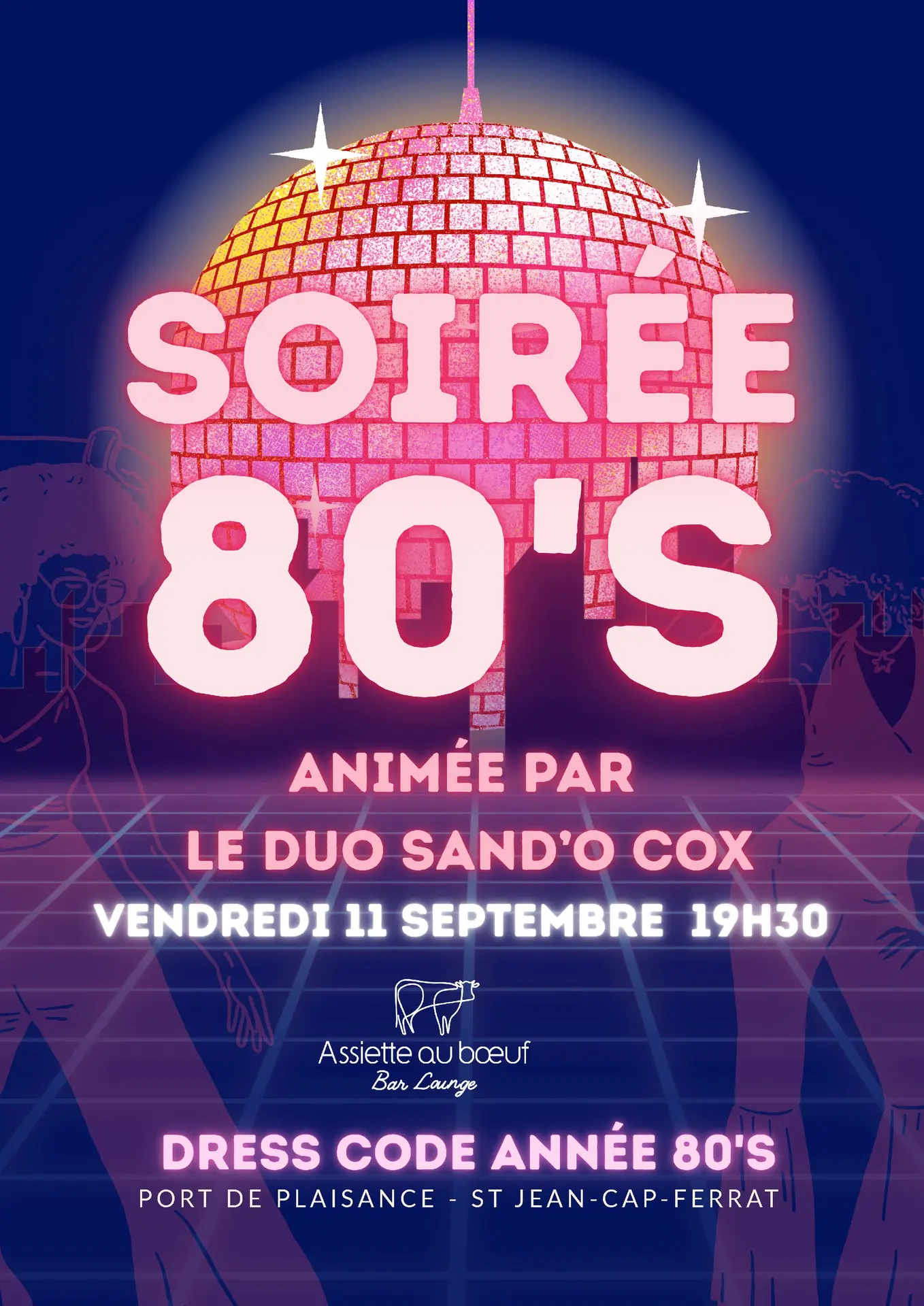 Soirée 80's animée par le duo Sand'O Cox