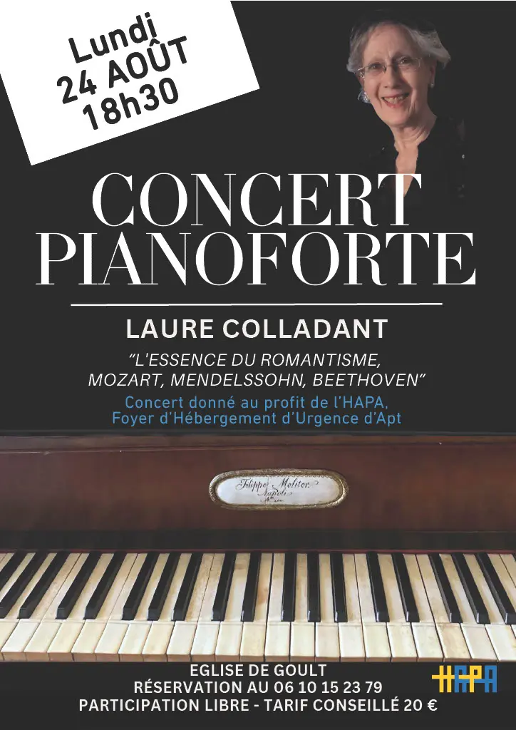 Concert de pianoforte de Laure Colladant